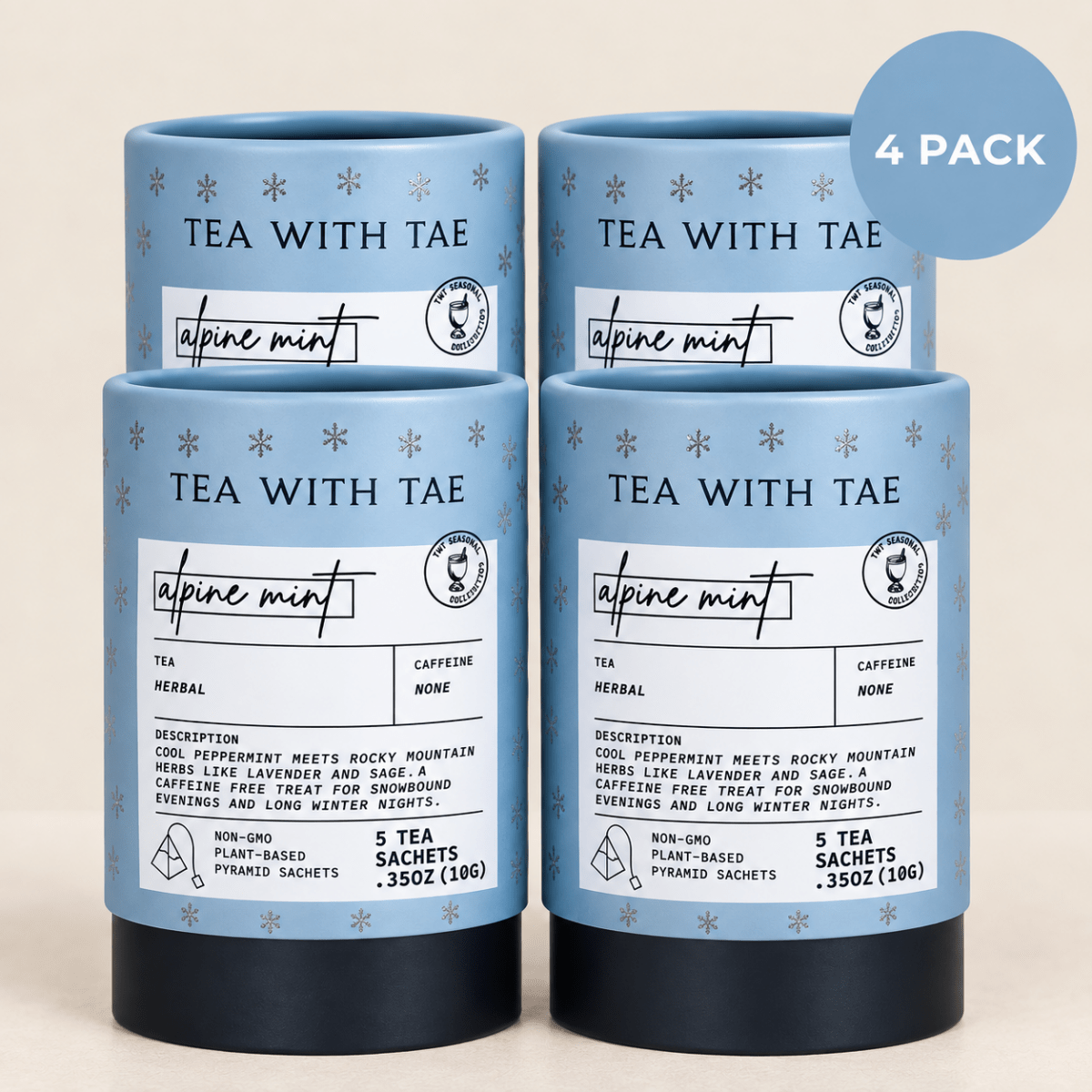 Alpine Mint Mini Tea Tube (Holiday Special) - Tea with Tae