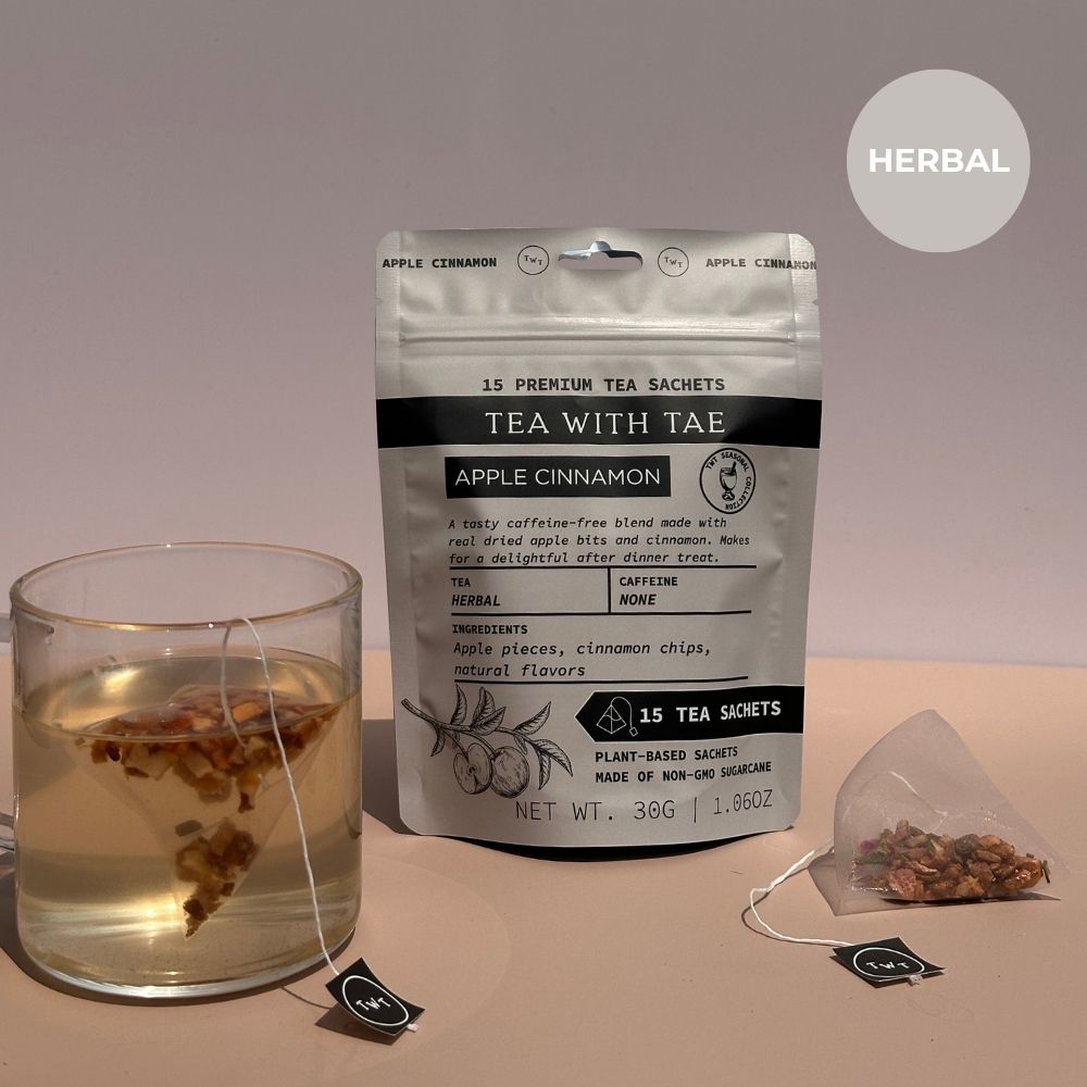 Apple Cinnamon Hot Tea Pouch - Tea with Tae