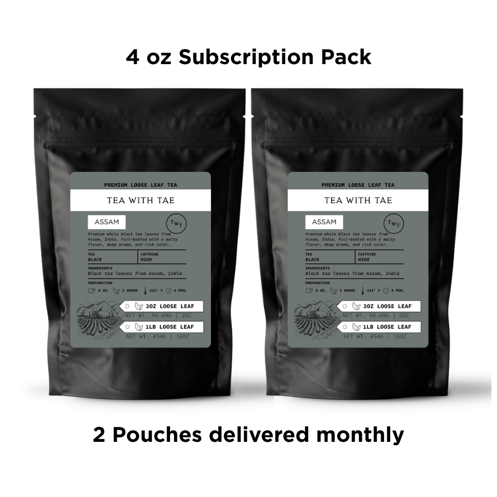 Assam Loose Leaf Tea Pouch (2oz. or 1lb.) - Tea with Tae