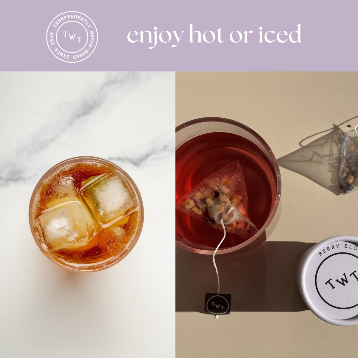 Berry Blossom Mini Tea Tube (5 tea bags) - Tea with Tae