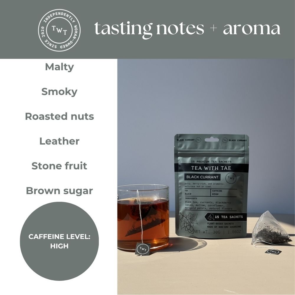 Black Currant Hot Tea Pouch - Tea with Tae