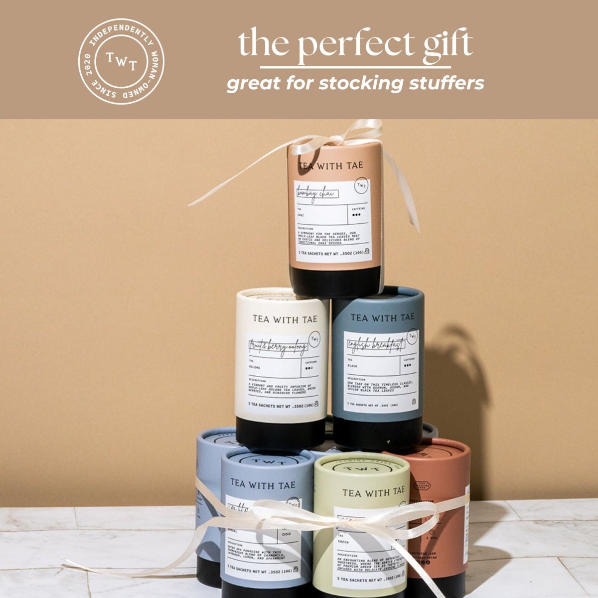 Bombay Chai Mini Tea Tube (5 tea bags) - Tea with Tae