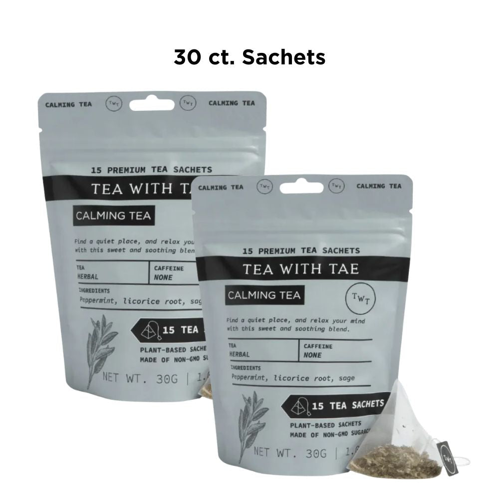 Calming Tea Hot Tea Pouch - Tea with Tae