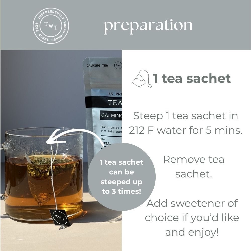 Calming Tea Hot Tea Pouch - Tea with Tae