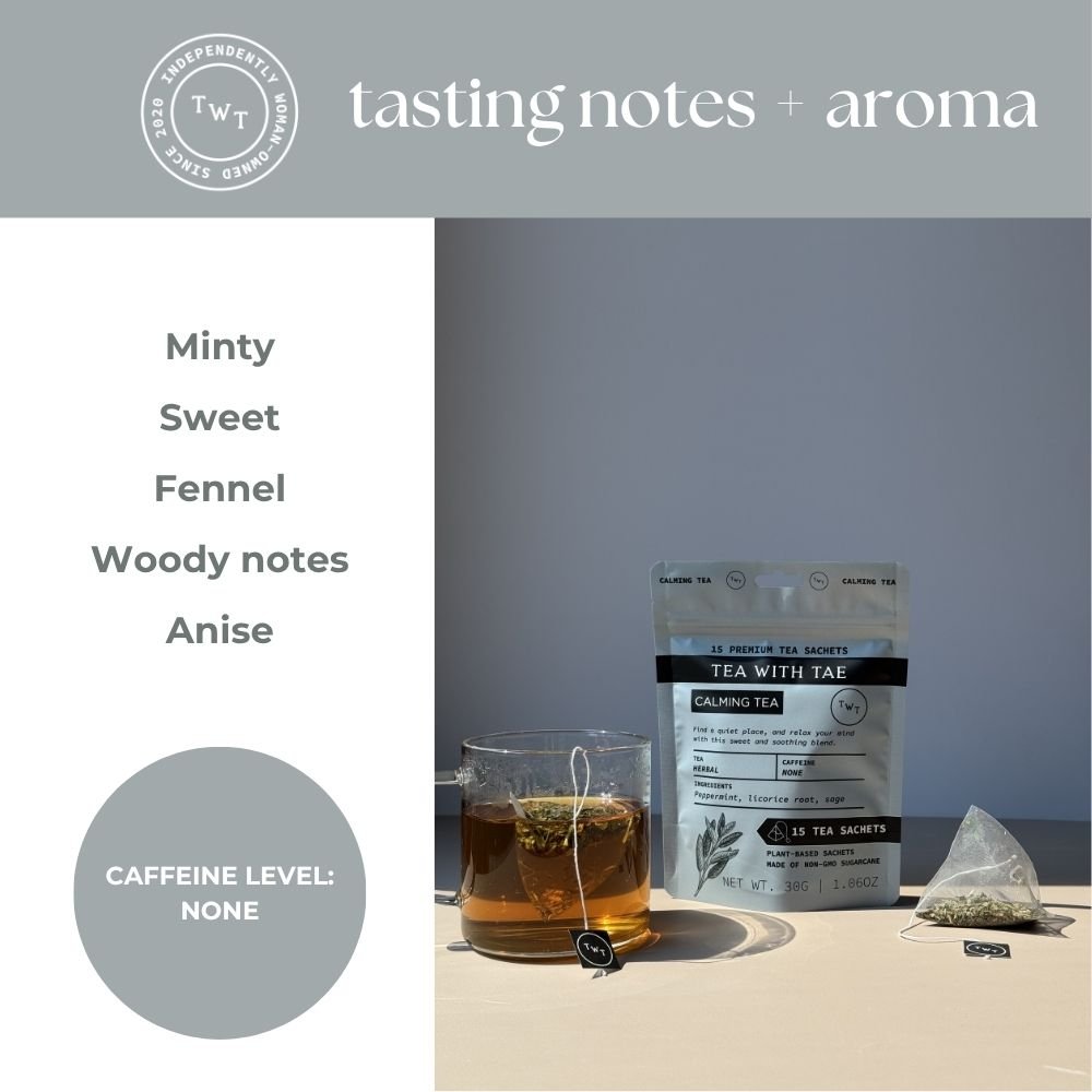 Calming Tea Hot Tea Pouch - Tea with Tae