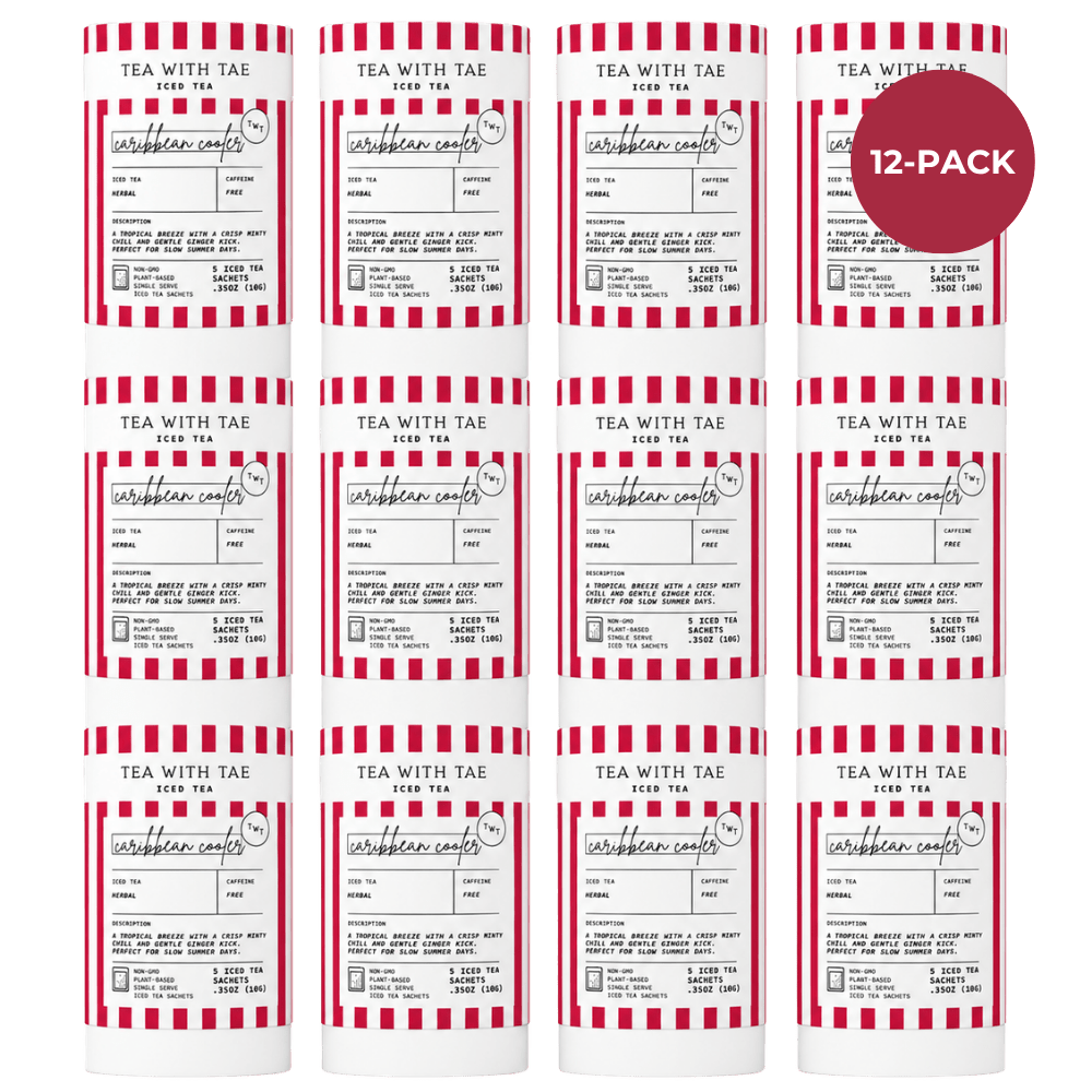 Caribbean Cooler Iced Mini Tea Tube (5 iced sachets) - Tea with Tae