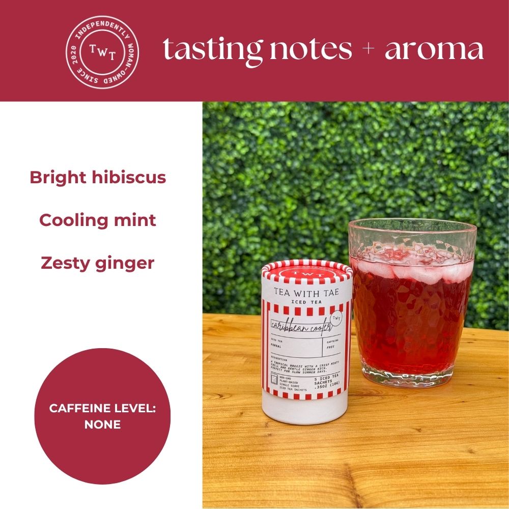 Caribbean Cooler Iced Mini Tea Tube (5 iced sachets) - Tea with Tae