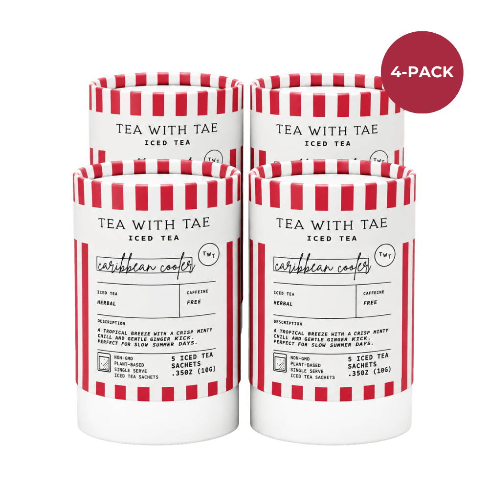Caribbean Cooler Iced Mini Tea Tube (5 iced sachets) - Tea with Tae