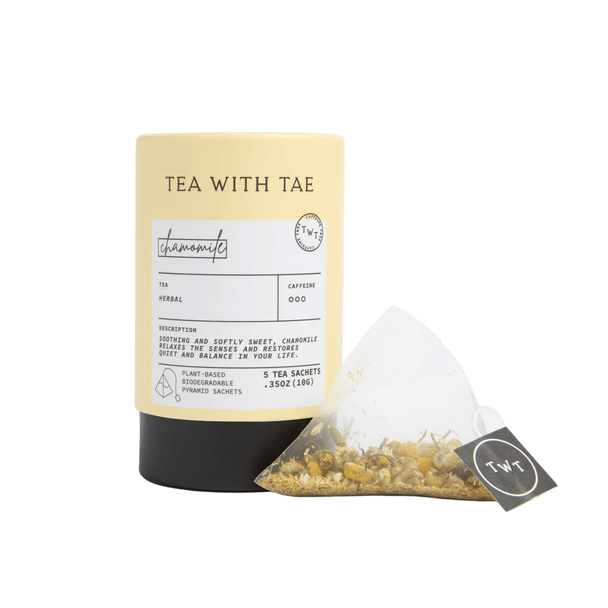 Chamomile Mini Tea Tube (5 tea bags) - Tea with Tae