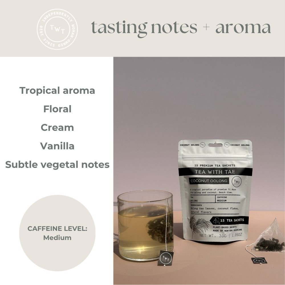 Coconut Oolong Hot Tea Pouch - Tea with Tae