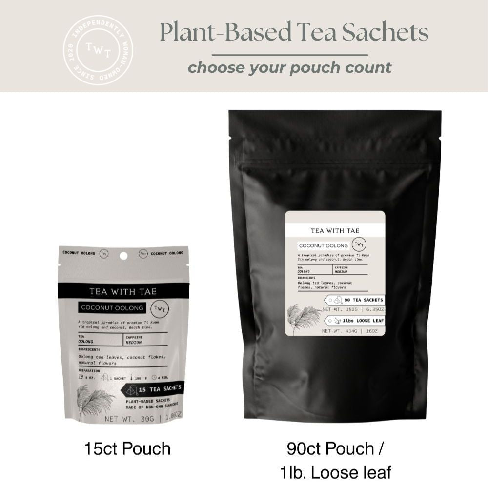 Coconut Oolong Hot Tea Pouch - Tea with Tae