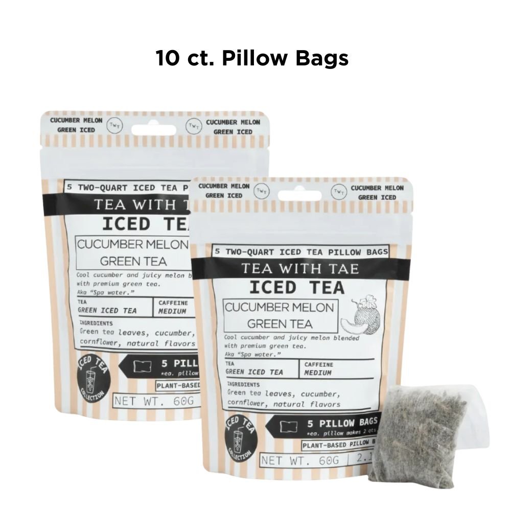 Cucumber Melon Green Iced Tea Pouch - Tea with Tae