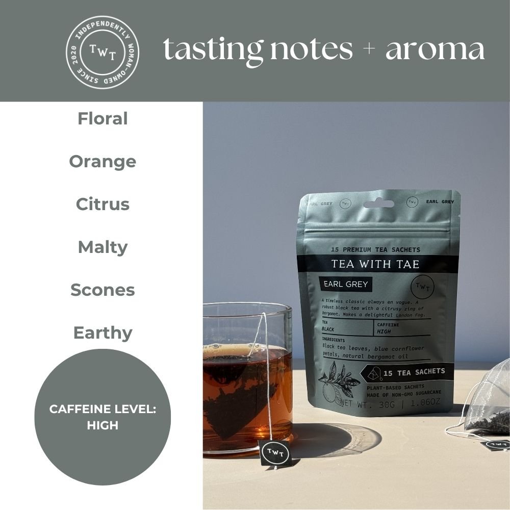 Earl Grey Hot Tea Pouch - Tea with Tae