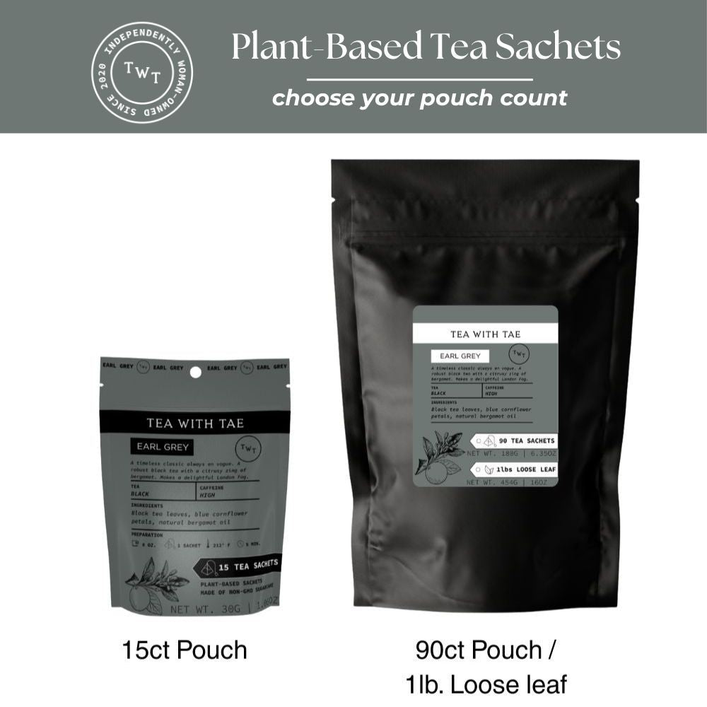 Earl Grey Hot Tea Pouch - Tea with Tae