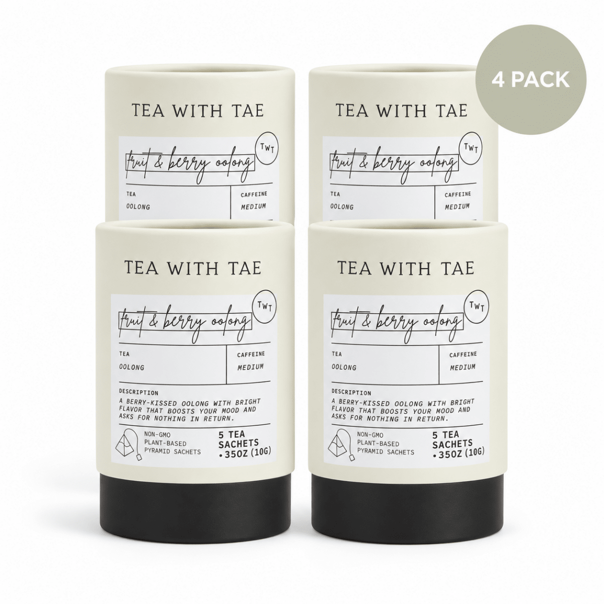 Fruit & Berry Oolong Mini Tea Tube (5 tea bags) - Tea with Tae