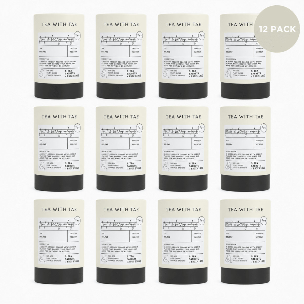 Fruit & Berry Oolong Mini Tea Tube (5 tea bags) - Tea with Tae