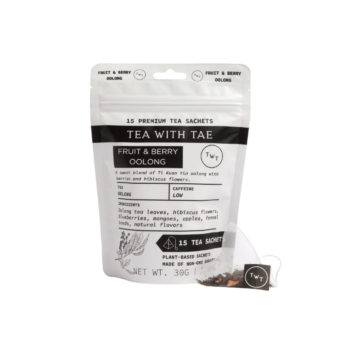 Fruit & Berry Oolong Pouch (15 tea bags) - Tea with Tae