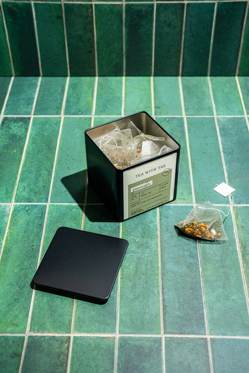 Genmaicha Tea Tin Gift (20 tea sachets) - Tea with Tae