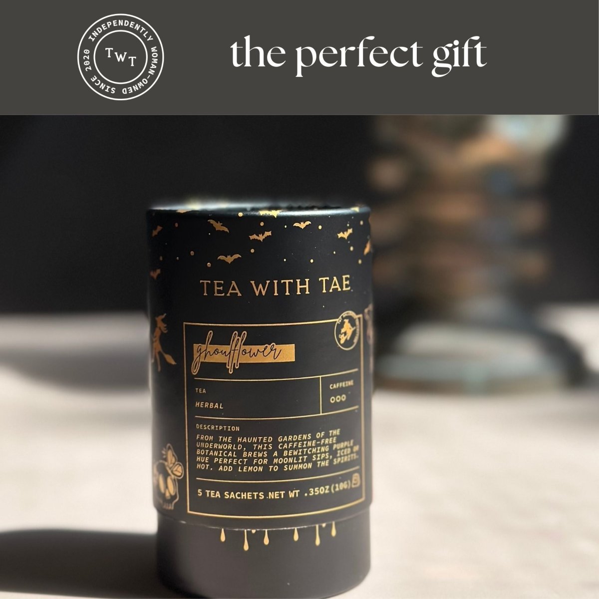 Ghoulflower Mini Tea Tube (Halloween) - Tea with Tae