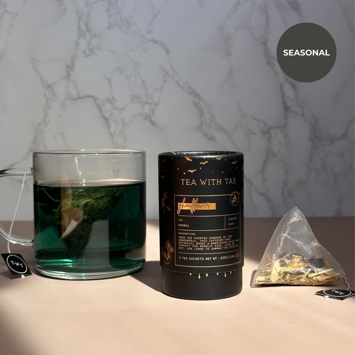 Ghoulflower Mini Tea Tube (Halloween) - Tea with Tae