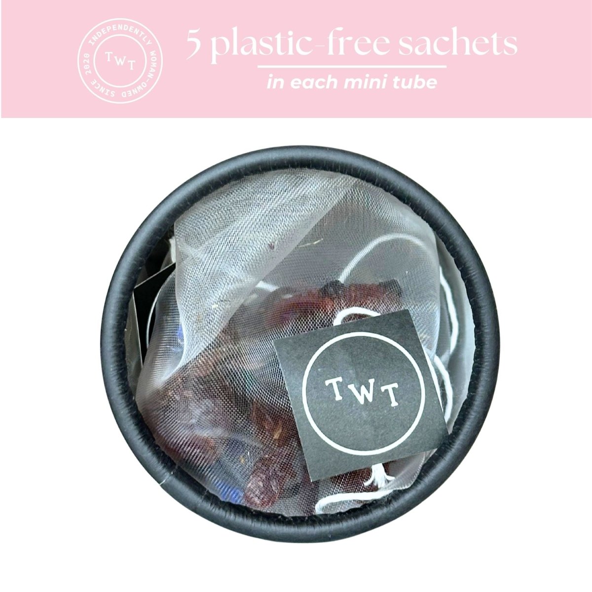 Hibiscus Rose Mini Tea Tube (5 tea bags) - Tea with Tae