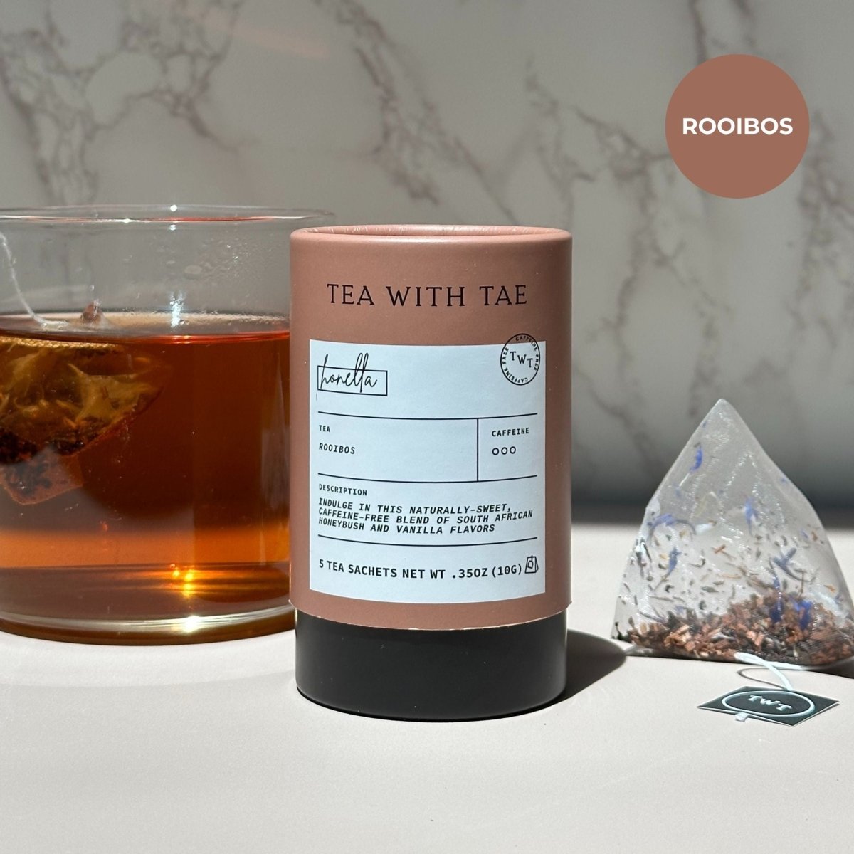 Honella Mini Tea Tube (5 tea bags) - Tea with Tae