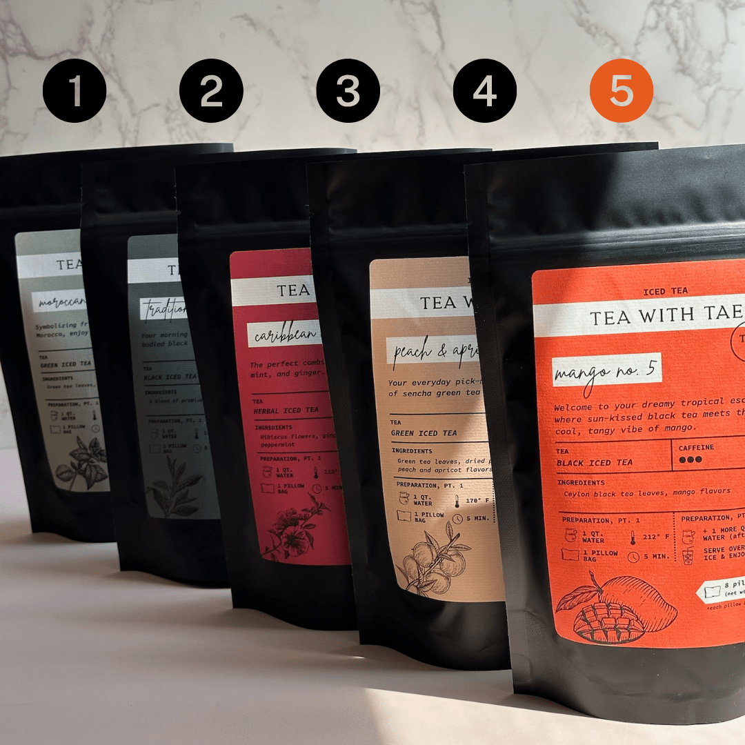 Iced Tea Pouch Bundle (makes 80 quarts!) - Tea with Tae