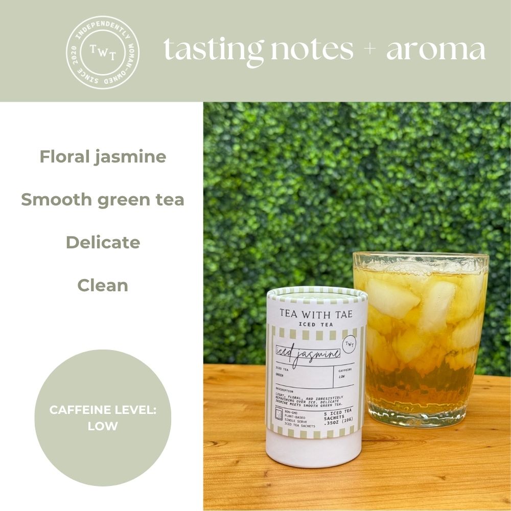 Jasmine Green Iced Mini Tea Tube (5 iced sachets) - Tea with Tae