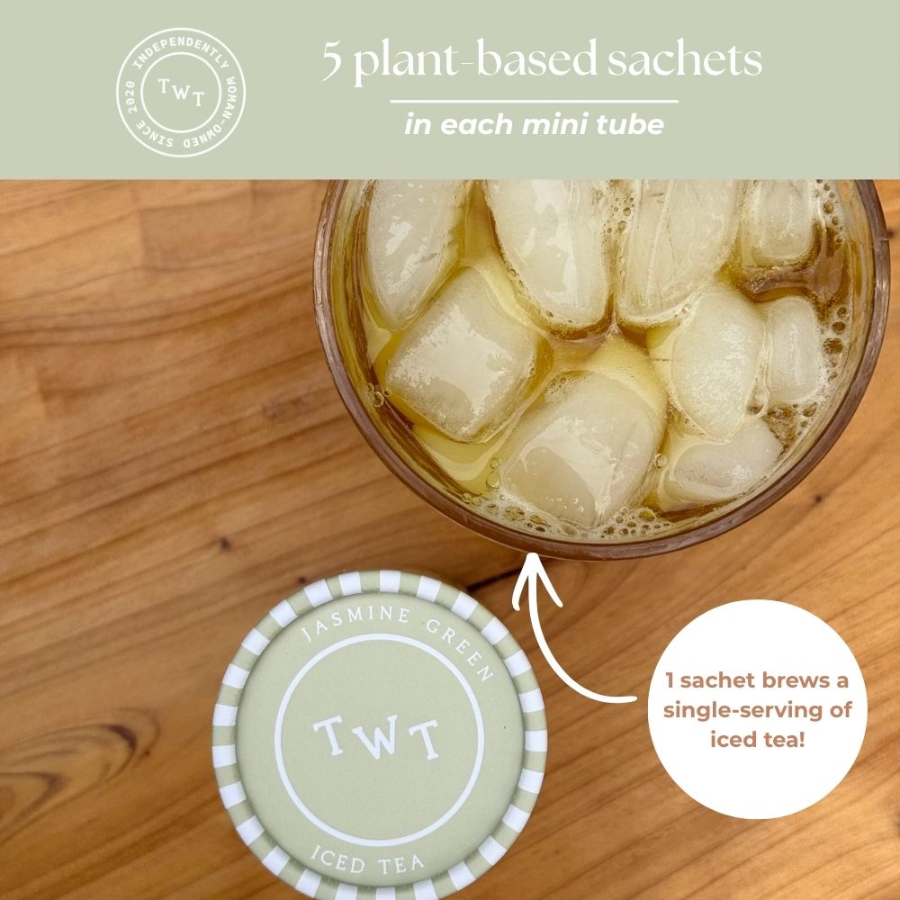 Jasmine Green Iced Mini Tea Tube (5 iced sachets) - Tea with Tae