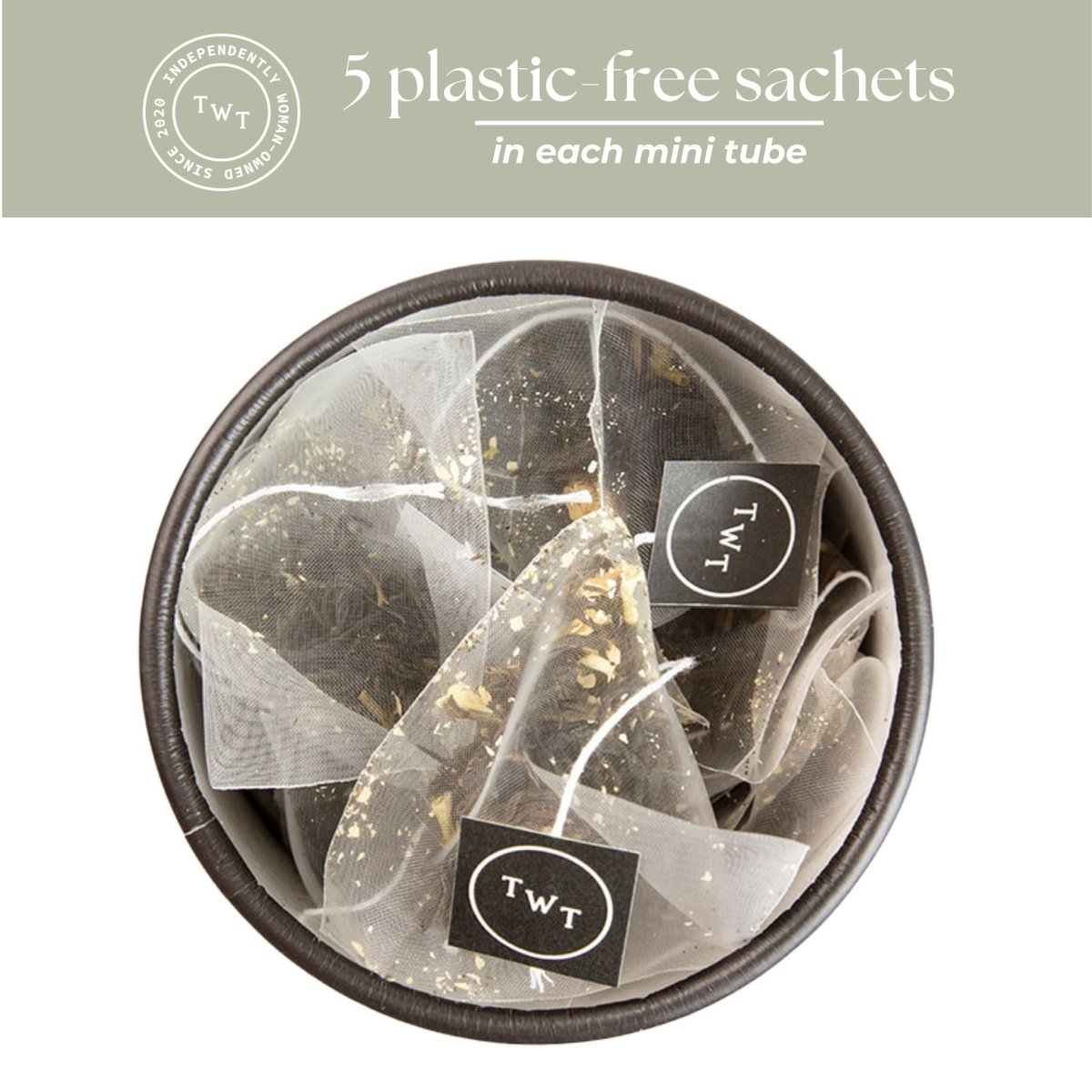 Jasmine Green Tea Mini Tea Tube (5 tea bags) - Tea with Tae