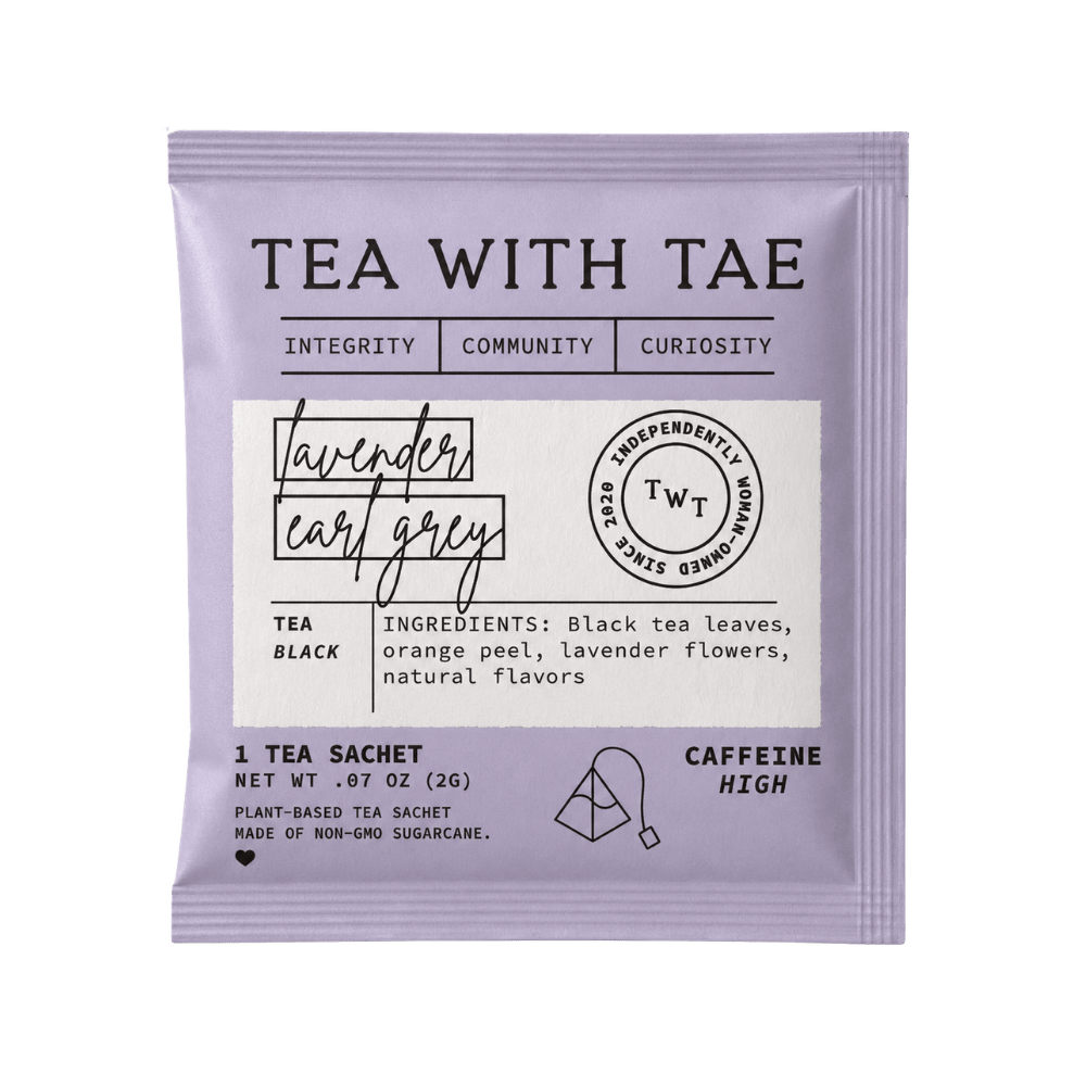 Lavender Earl Grey 50 ct. Overwrap Bag - Tea with Tae