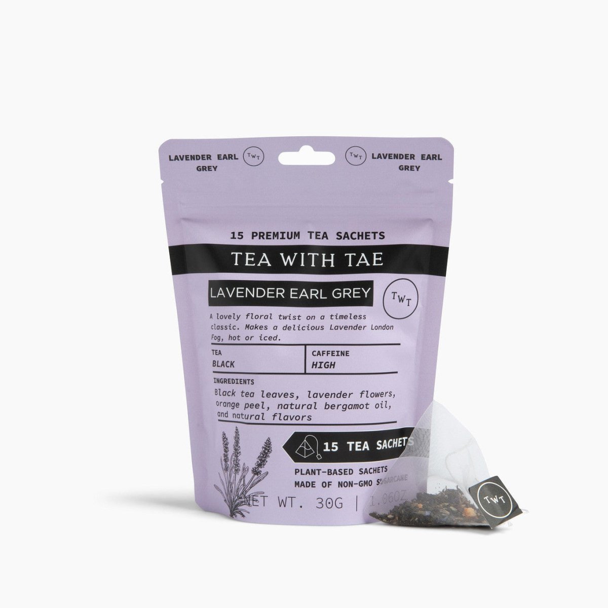 Lavender Earl Grey Pouch (15 tea bags) - Tea with Tae