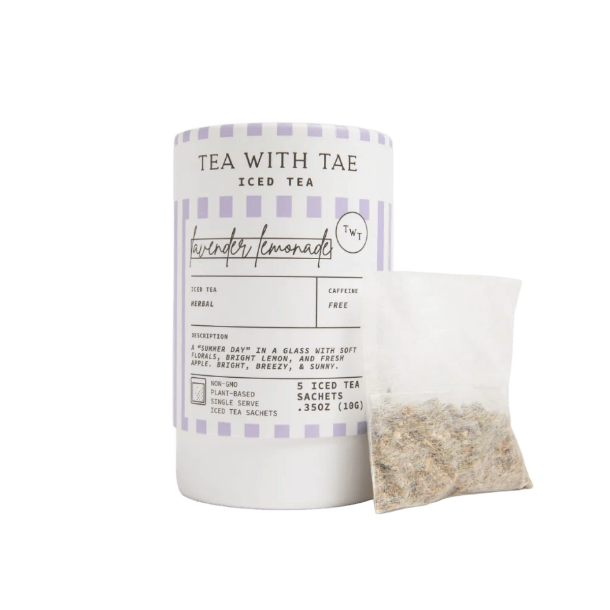 Lavender Lemonade Iced Mini Tea Tube (5 iced sachets) - Tea with Tae