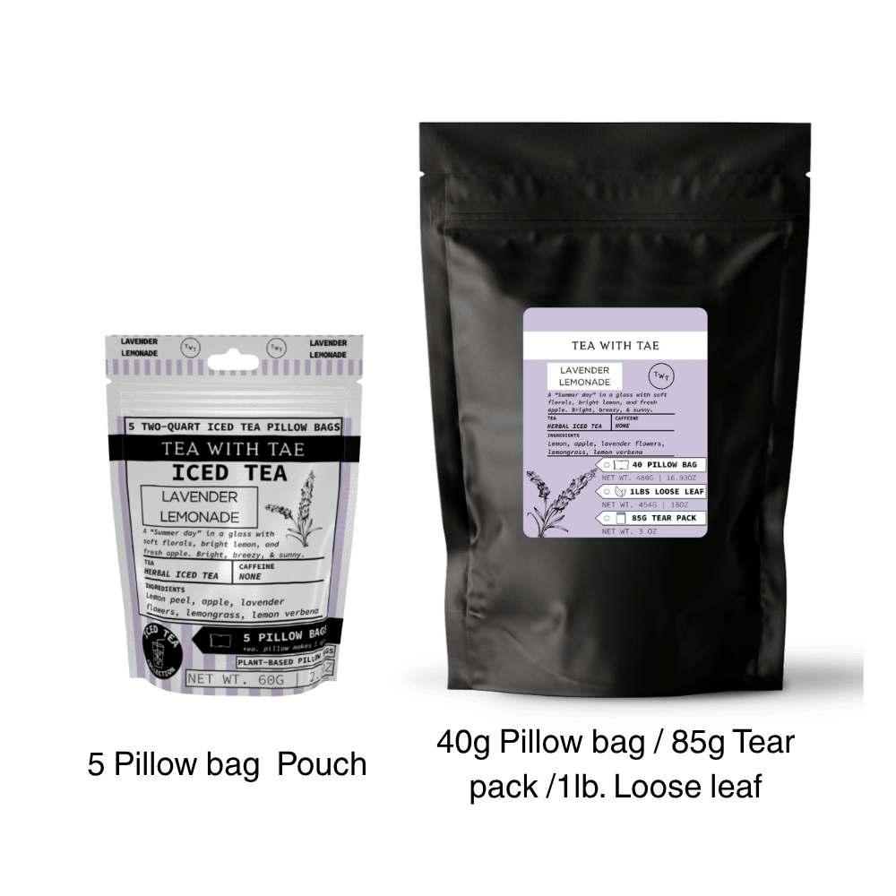 Lavender Lemonade Iced Tea Pouch - Tea with Tae