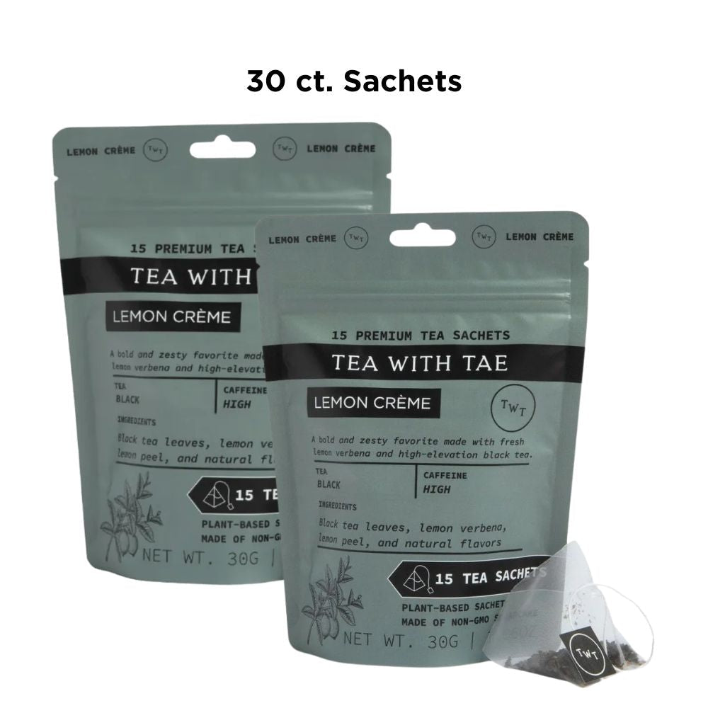 Lemon Crème Hot Tea Pouch - Tea with Tae