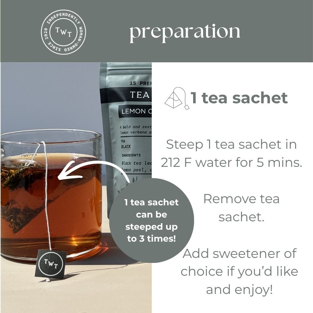 Lemon Crème Hot Tea Pouch - Tea with Tae