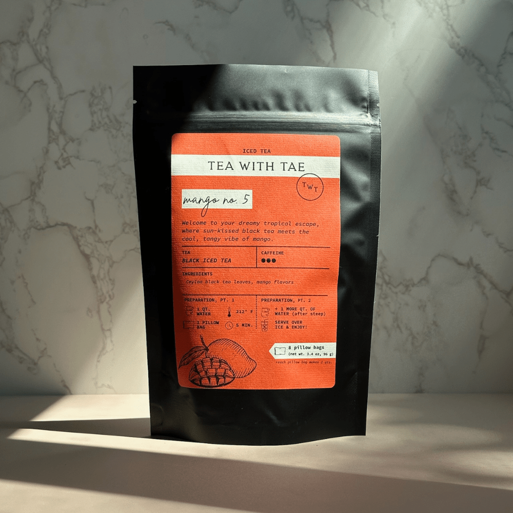 Mango No. 5 Iced Black Tea pouch - Tea with Tae