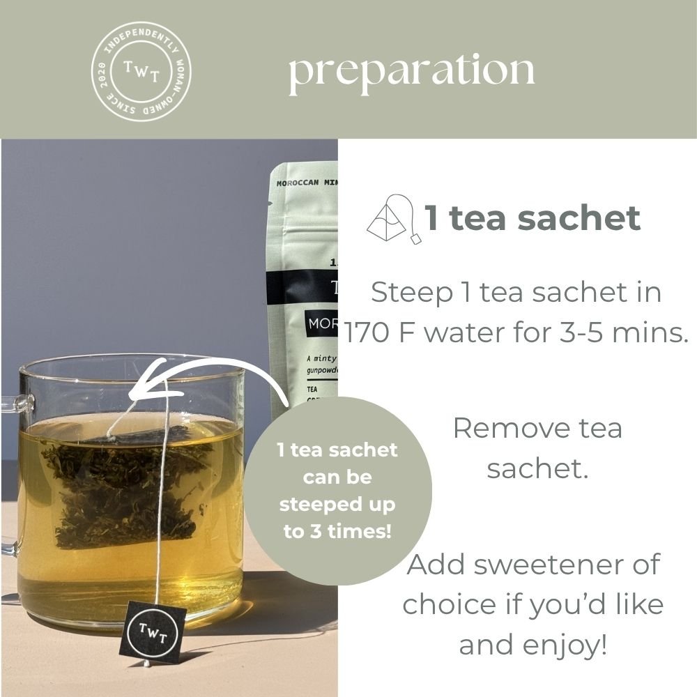 Moroccan Mint Hot Tea Pouch - Tea with Tae