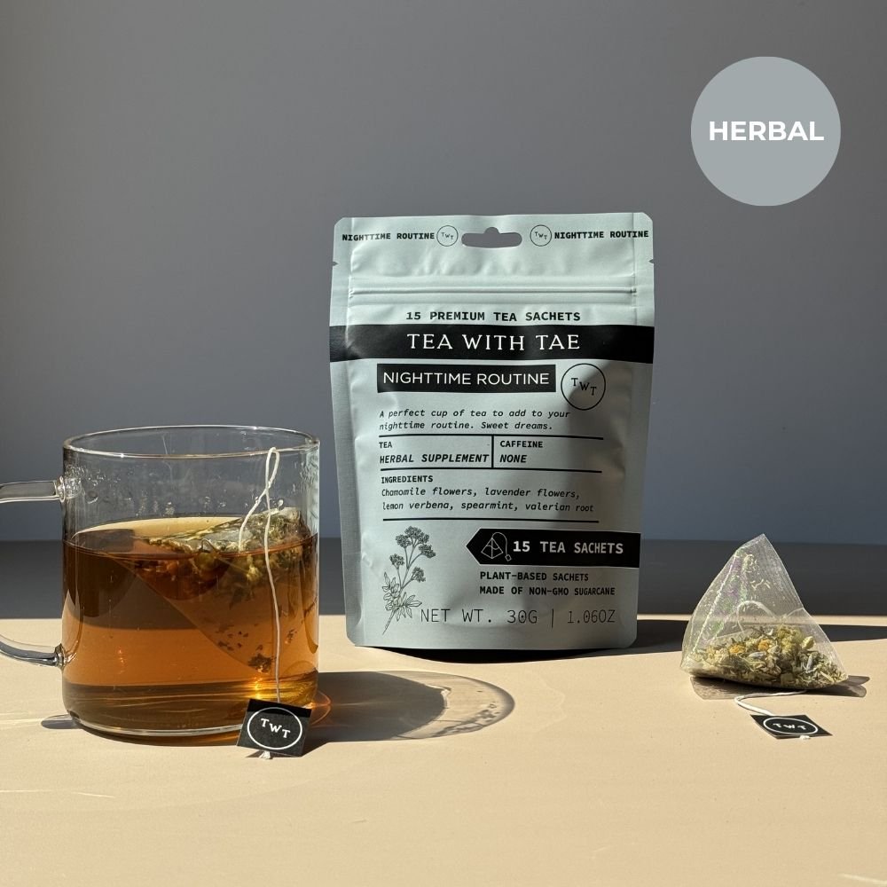 Nighttime Routine Hot Tea Pouch - Tea with Tae