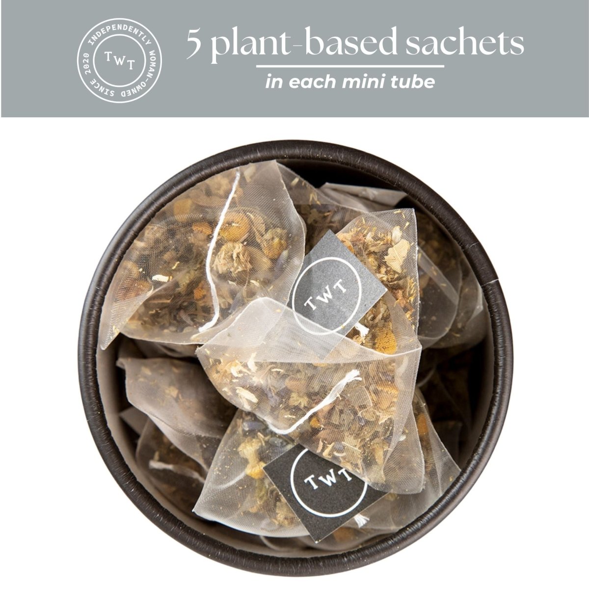 Nighttime Routine Mini Tea Tube (5 tea bags) - Tea with Tae