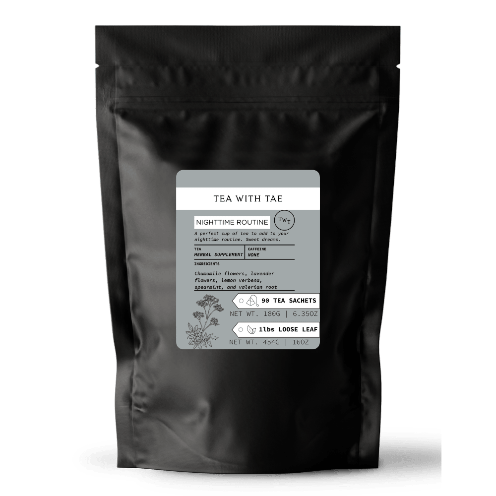 Nighttime Routine Pouch - Tea with Tae