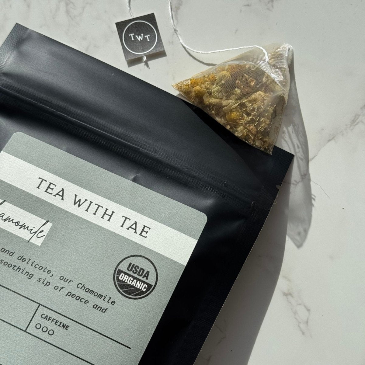 Organic Chamomile Pouch - Tea with Tae