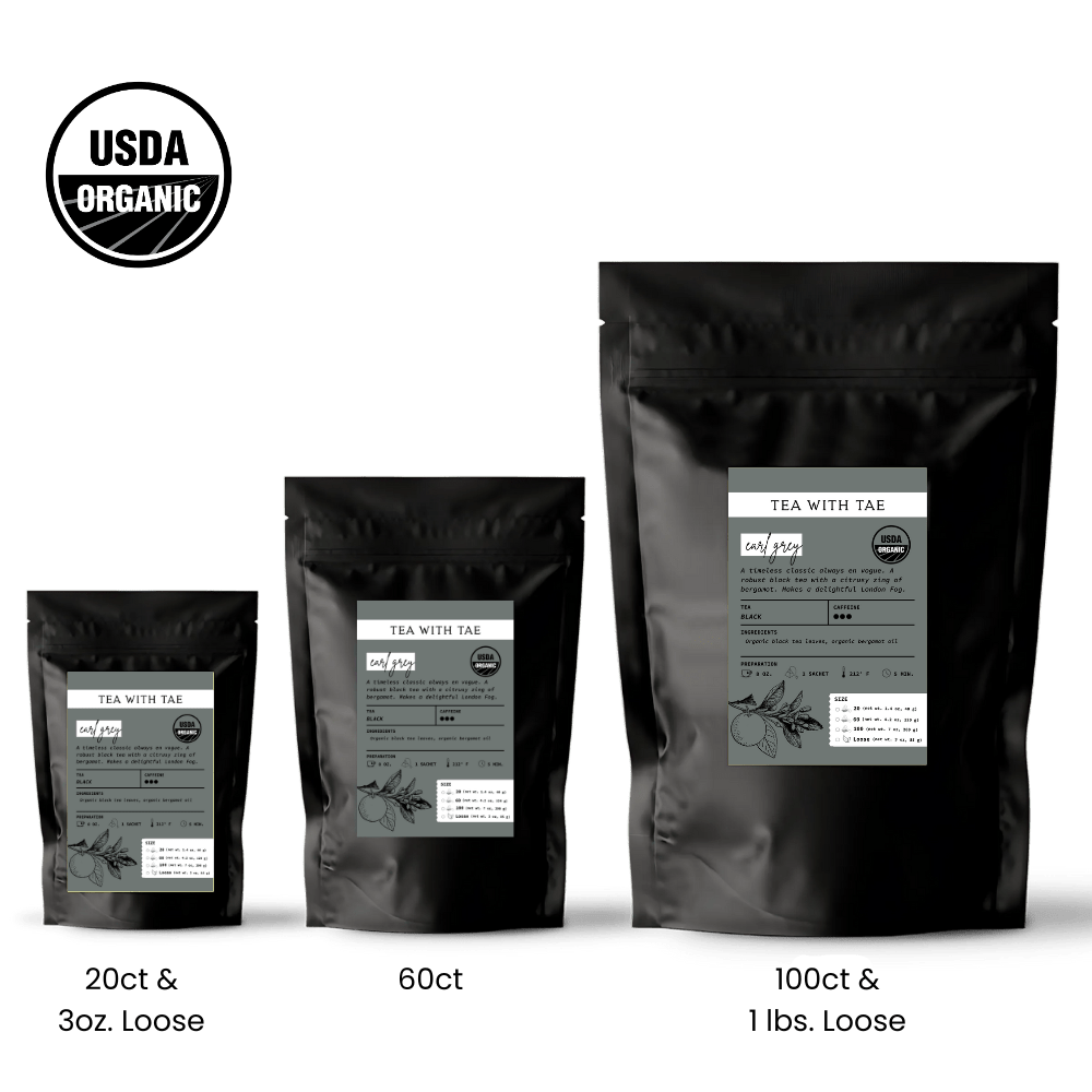 Organic Earl Grey Pouch - Tea with Tae