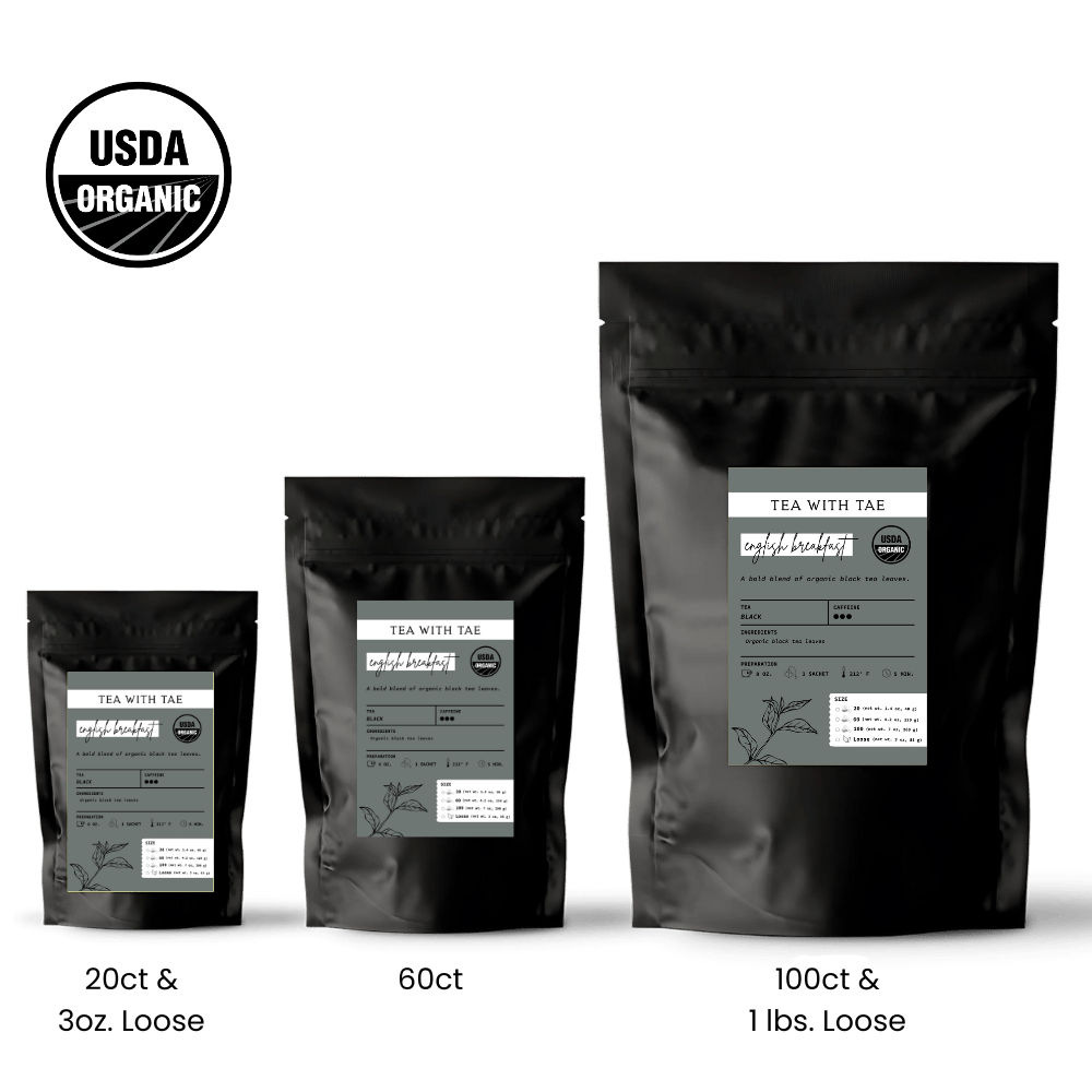 Organic English Breakfast Pouch - Tea with Tae