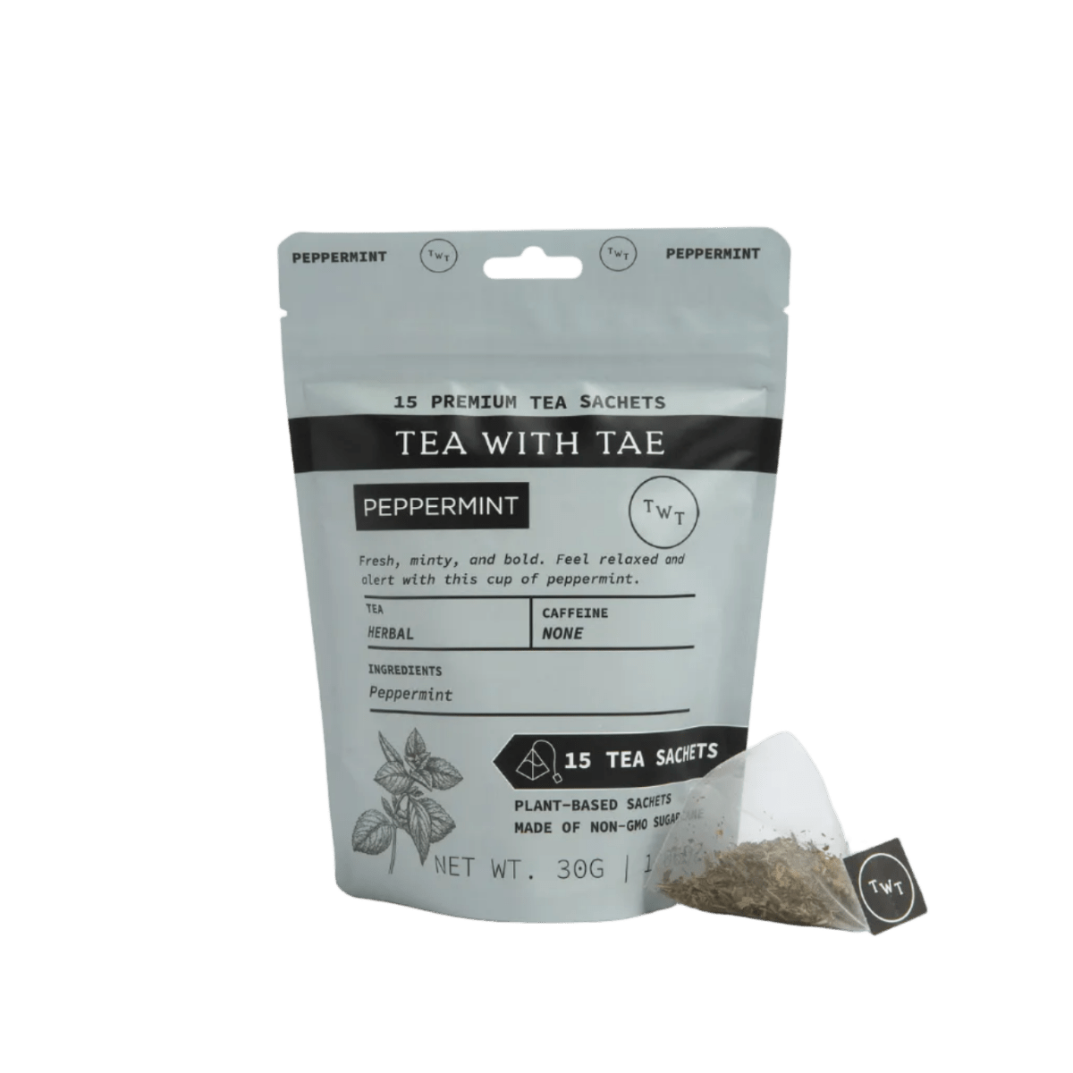 Peppermint Pouch (15 tea bags) - Tea with Tae