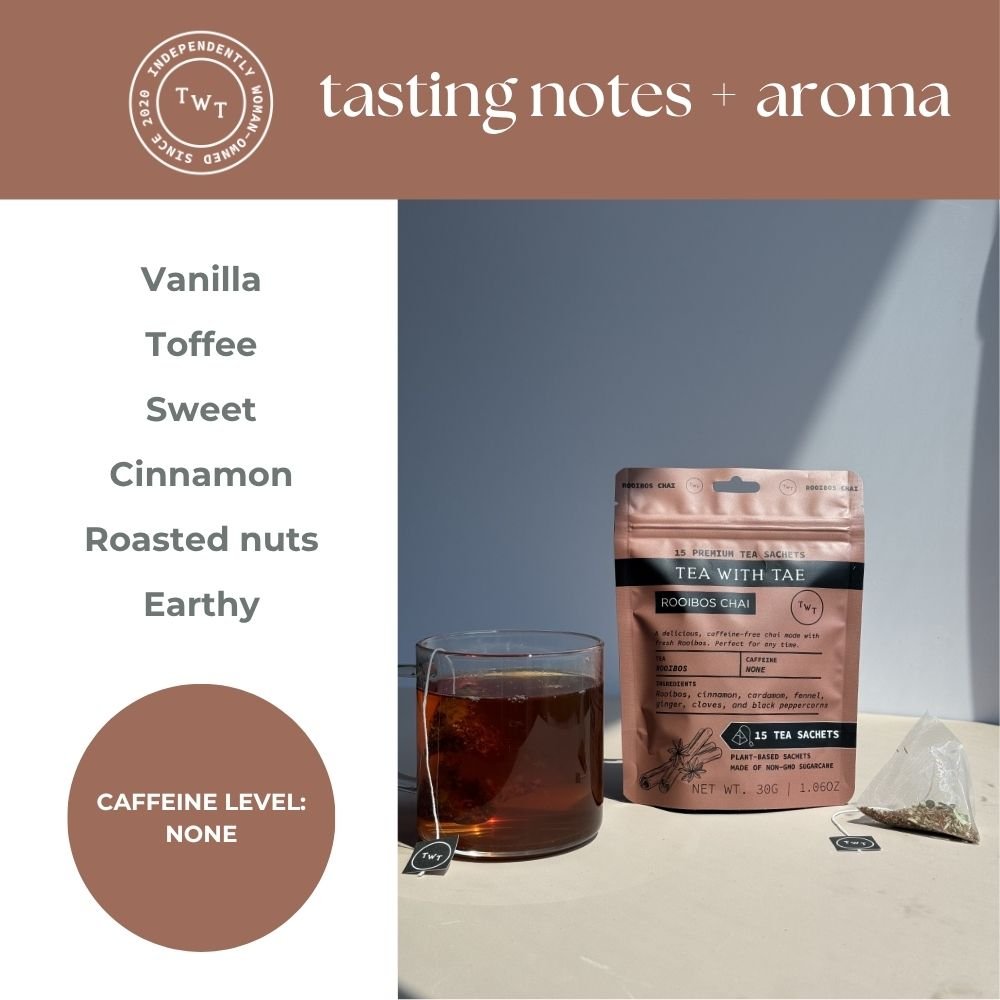 Rooibos Chai Hot Tea Pouch - Tea with Tae