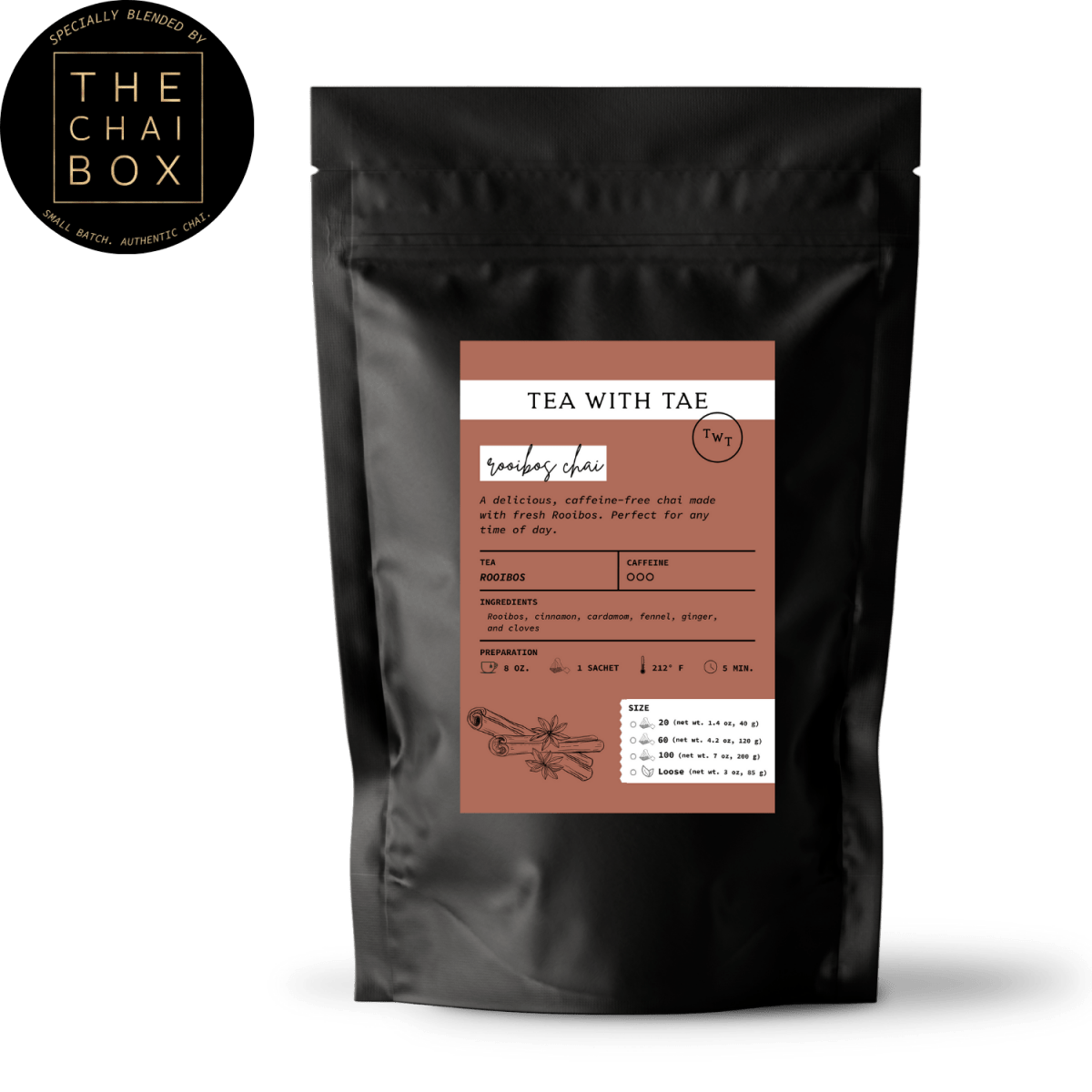 Rooibos Chai Pouch - Tea with Tae