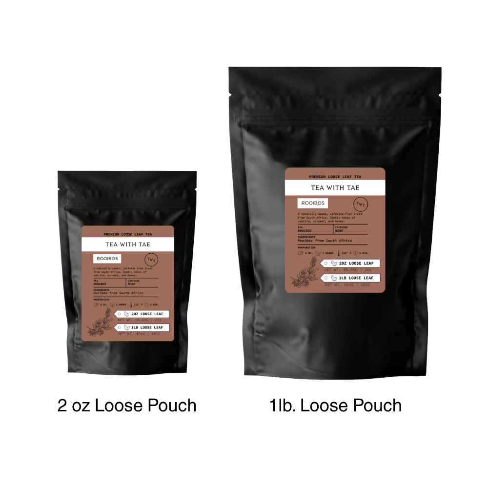Rooibos Loose Leaf Tea Pouch (2oz. or 1lbs.) - Tea with Tae