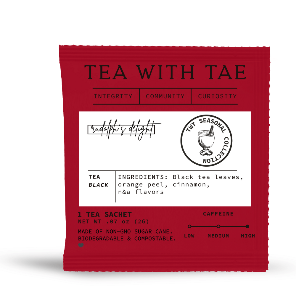 Rudolph's Delight 50 ct. Overwrap Bag - Tea with Tae