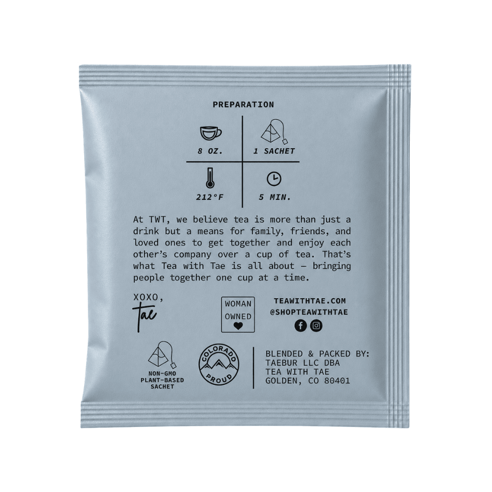 Spa Bliss 50 ct. Overwrap Bag - Tea with Tae